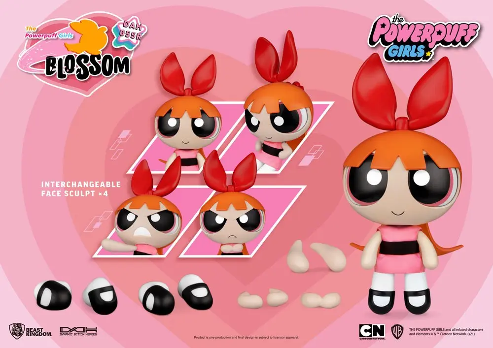 Powerpuff Girls Dynamic 8ction Heroes Actionfigur 1/9 Blossom 14 cm Produktfoto
