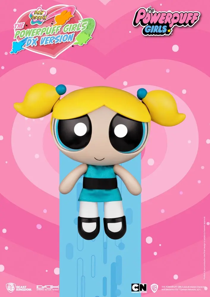 Powerpuff Girls Dynamic 8ction Heroes Actionfiguren 1/9 Blossom, Bubbles & Buttercup Deluxe 14 cm Produktfoto