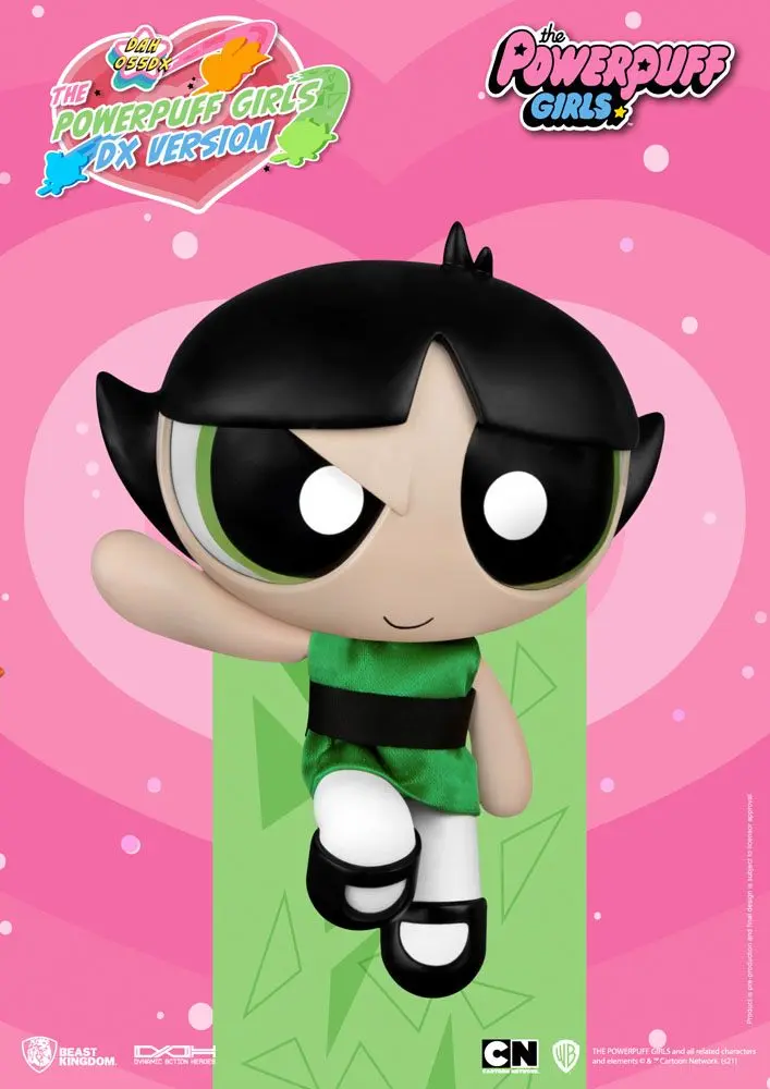 Powerpuff Girls Dynamic 8ction Heroes Actionfiguren 1/9 Blossom, Bubbles & Buttercup Deluxe 14 cm Produktfoto