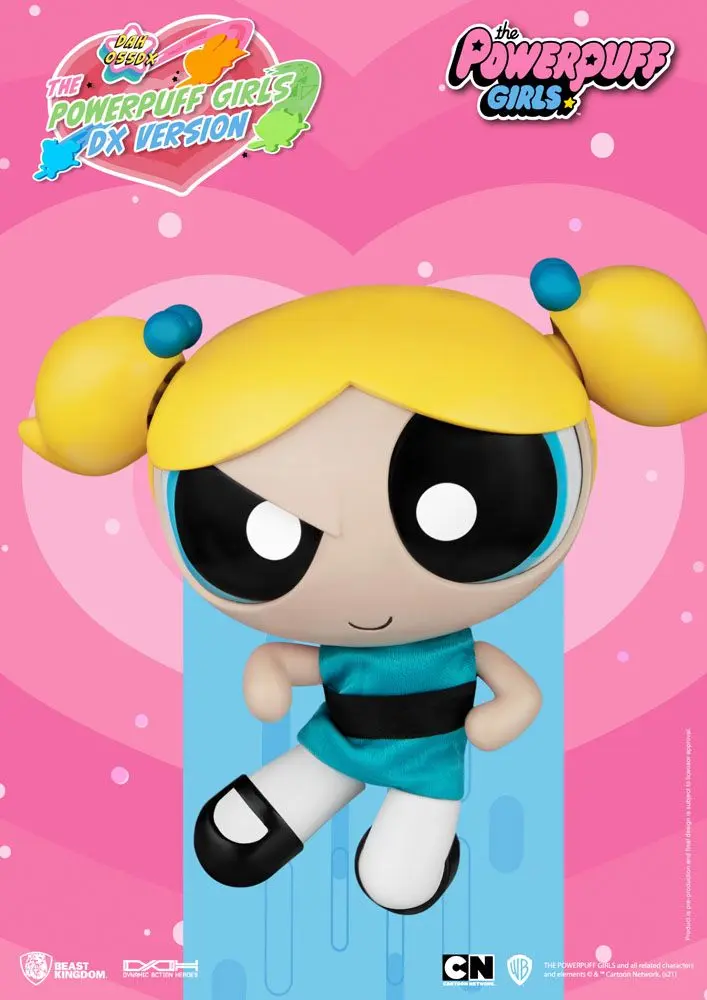 Powerpuff Girls Dynamic 8ction Heroes Actionfiguren 1/9 Blossom, Bubbles & Buttercup Deluxe 14 cm Produktfoto