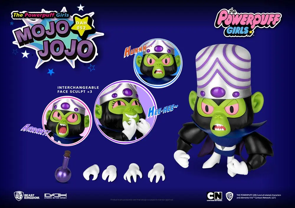 Powerpuff Girls Dynamic 8ction Heroes Actionfigur 1/9 Mojo Jojo 14 cm termékfotó