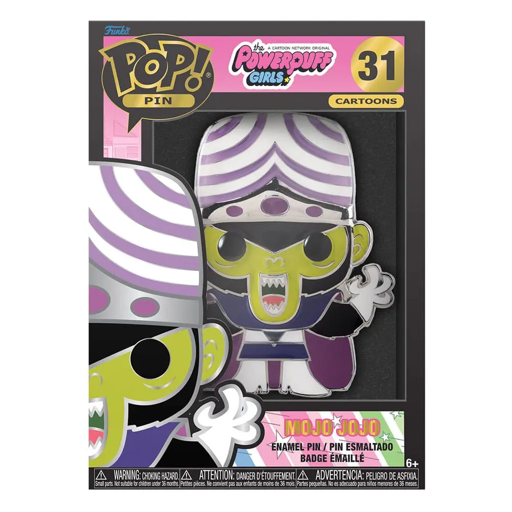 Powerpuff Girls Loungefly POP! Pin Ansteck-Pin Mojo Jojo 10 cm Produktfoto