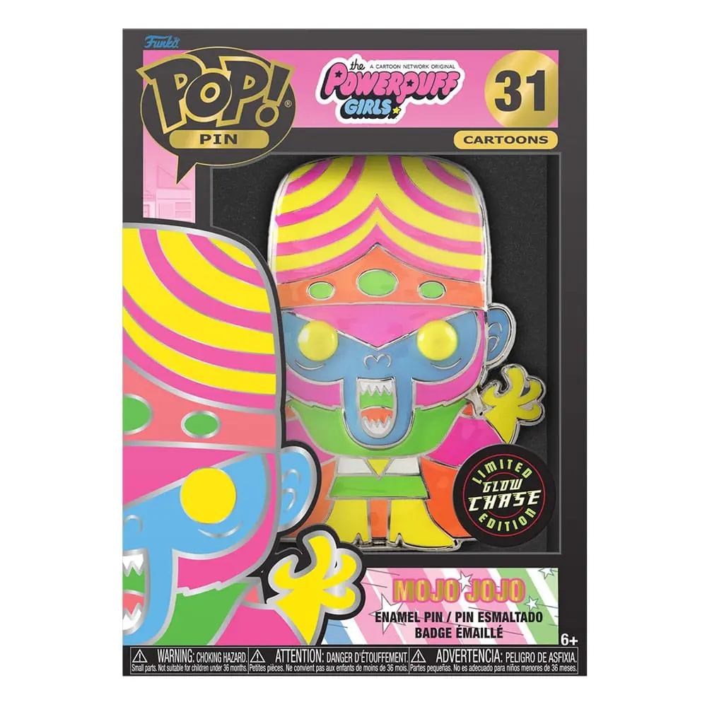 Powerpuff Girls Loungefly POP! Pin Ansteck-Pin Mojo Jojo 10 cm Produktfoto