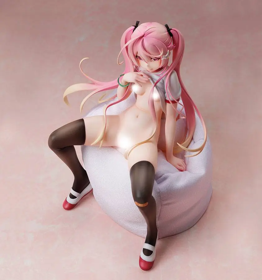 Poyoyon Rock Artwork Collection PVC Statue 1/5.5 Pink Sukumizu 18 cm Produktfoto