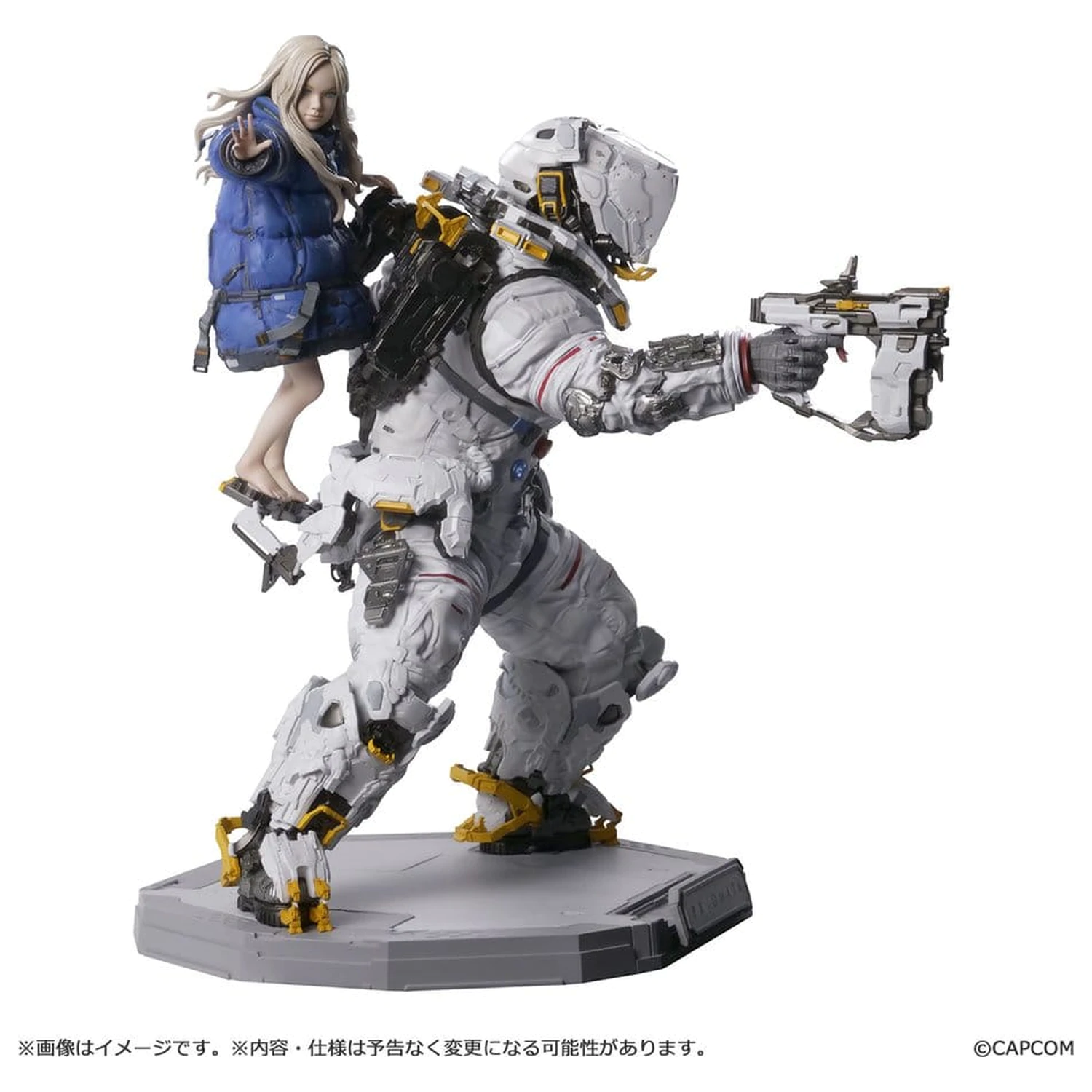 Pragmata Capcom Figur Builder Creator's Model PVC Figur Hugh & Diana 28 cm Produktfoto