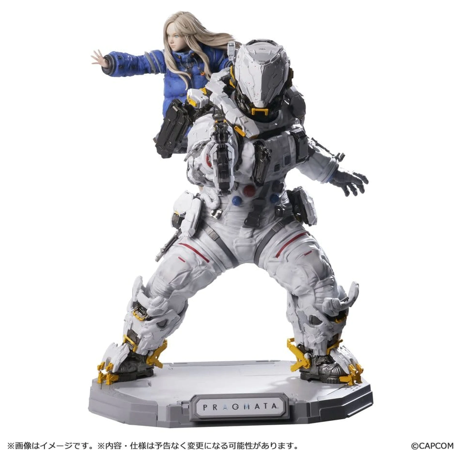 Pragmata Capcom Figur Builder Creator's Model PVC Figur Hugh & Diana 28 cm Produktfoto