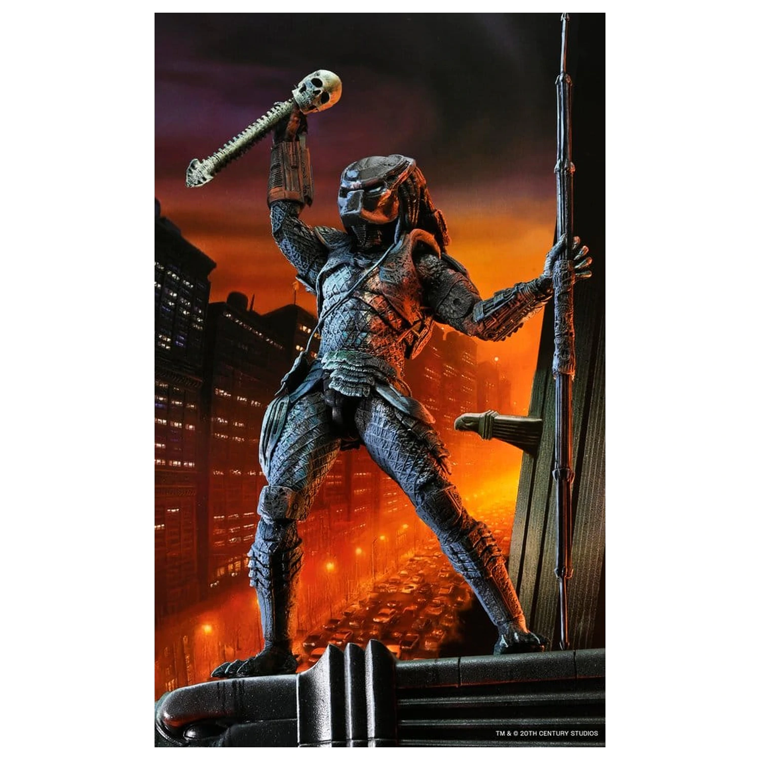 Predator 2 Actionfigur City Hunter Poster Serie 18 cm Produktfoto