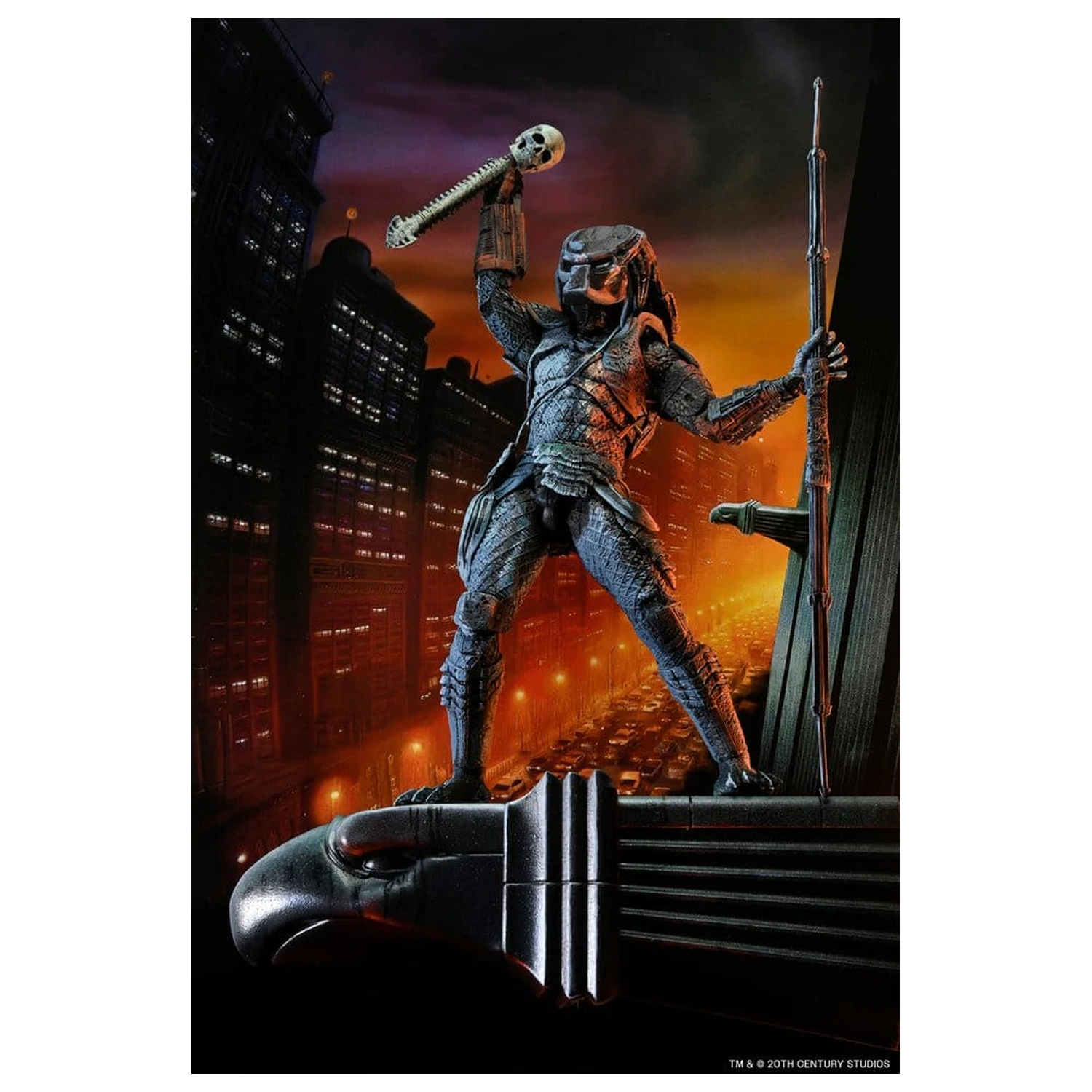 Predator 2 Actionfigur City Hunter Poster Serie 18 cm Produktfoto