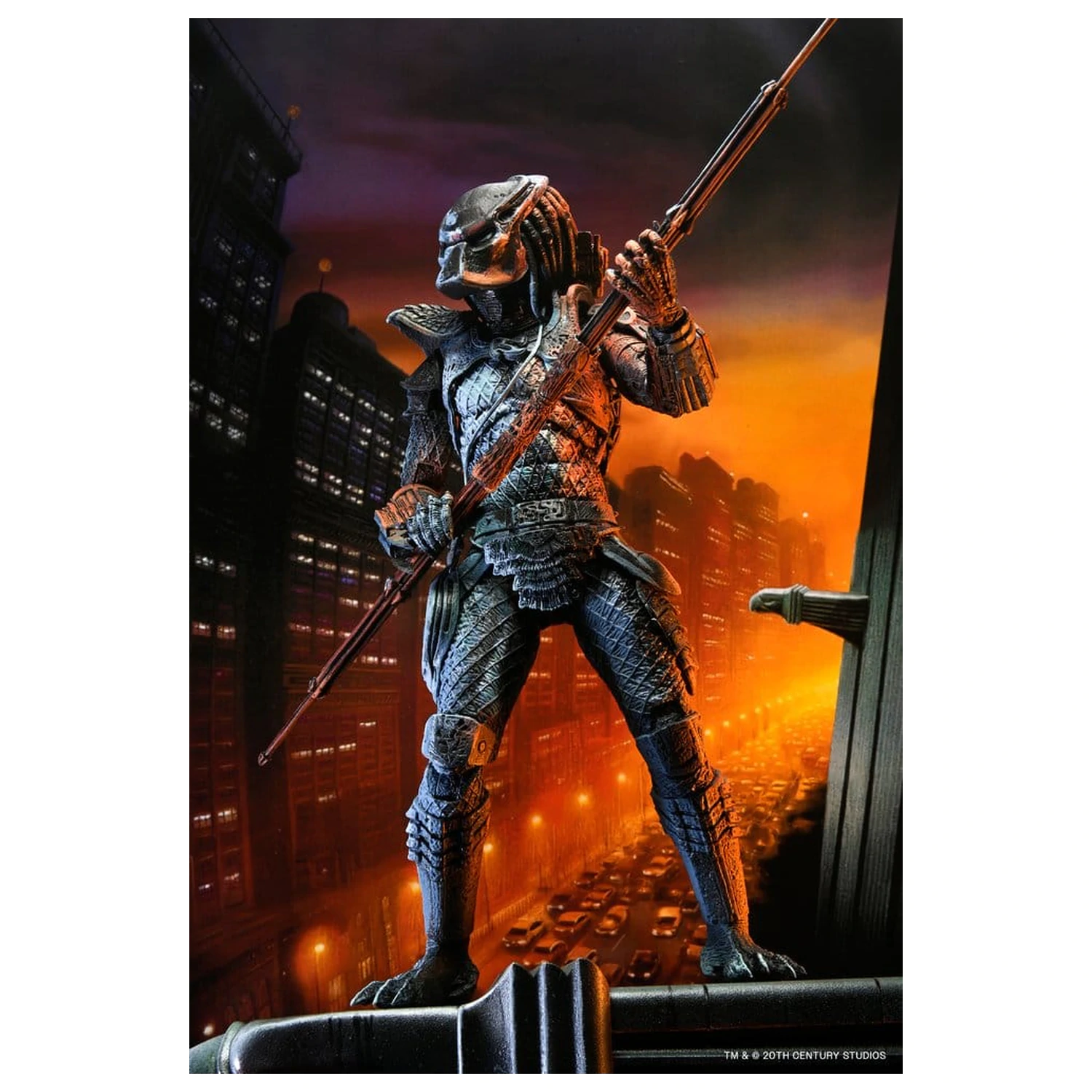Predator 2 Actionfigur City Hunter Poster Serie 18 cm Produktfoto