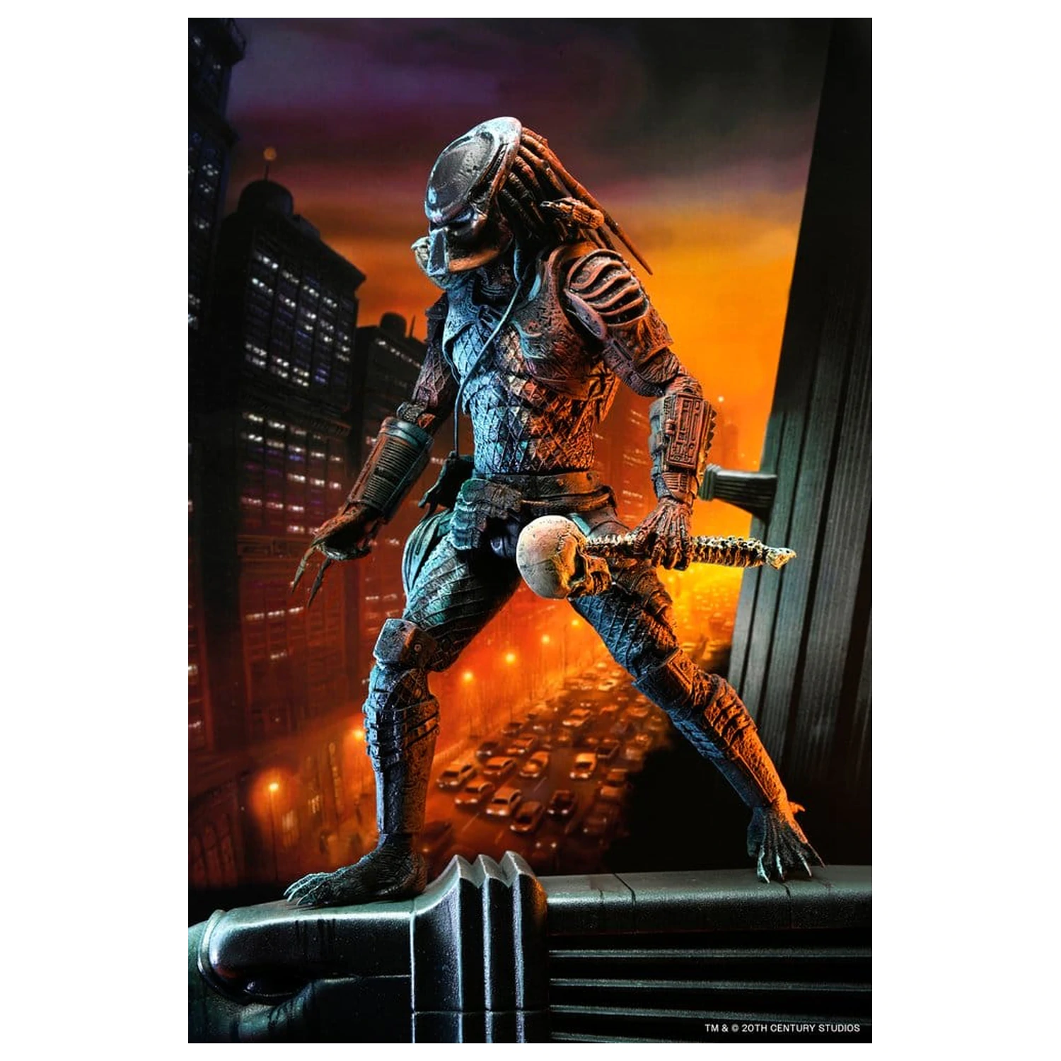 Predator 2 Actionfigur City Hunter Poster Serie 18 cm Produktfoto