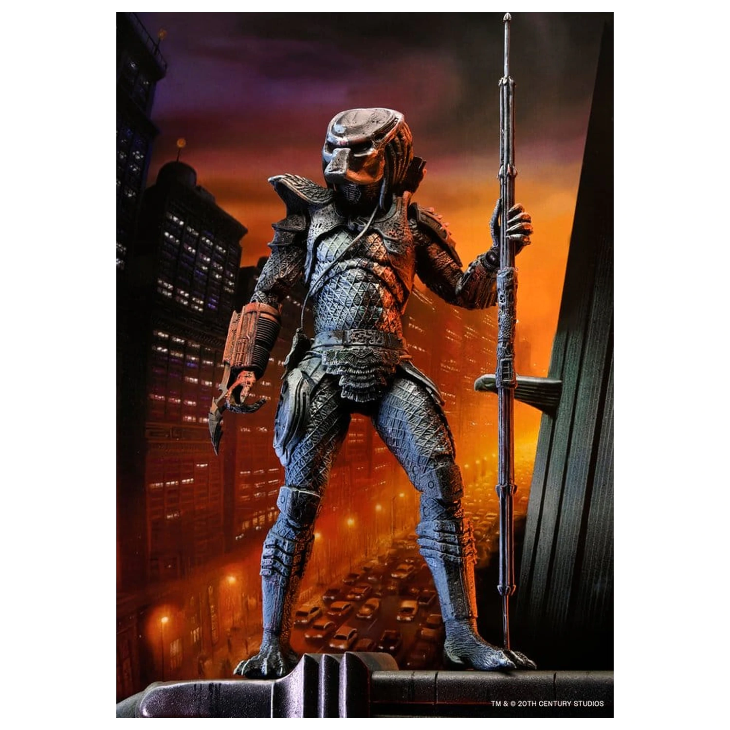 Predator 2 Actionfigur City Hunter Poster Serie 18 cm Produktfoto