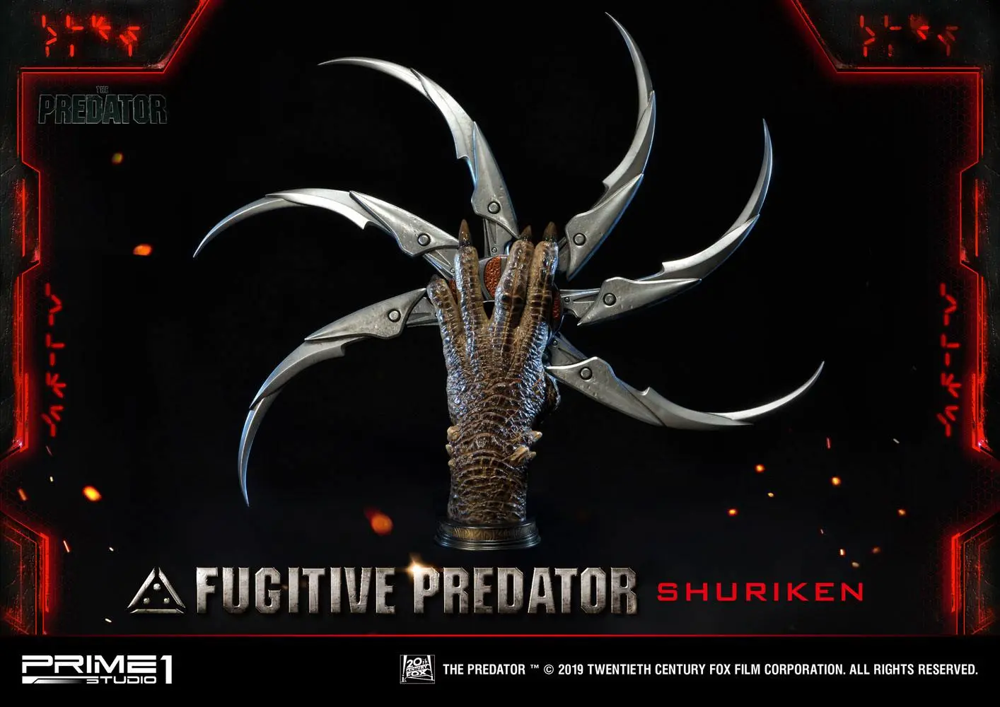 Predator 2018 Büste 1/1 Fugitive Predator Shuriken 65 cm termékfotó