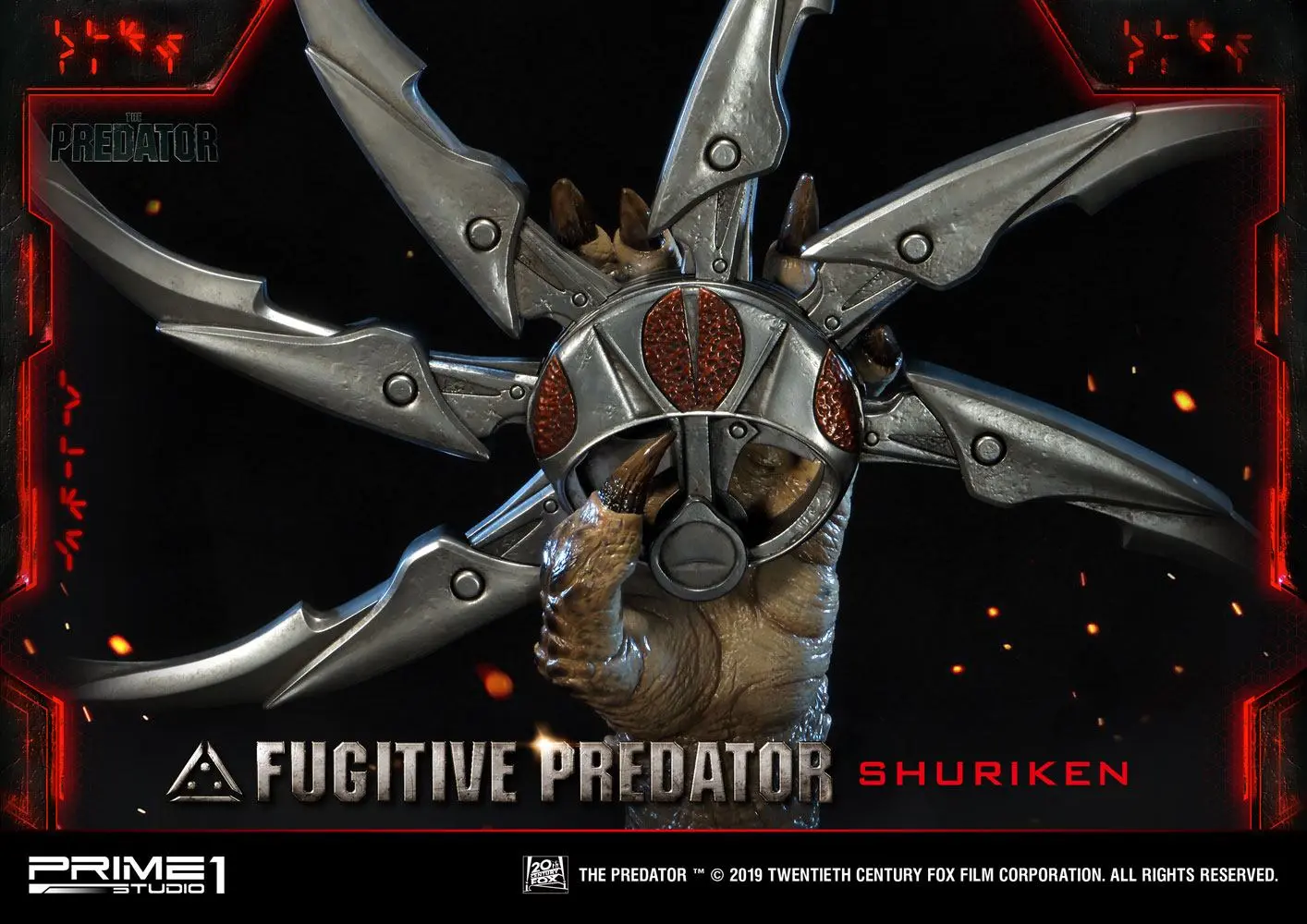 Predator 2018 Büste 1/1 Fugitive Predator Shuriken 65 cm termékfotó