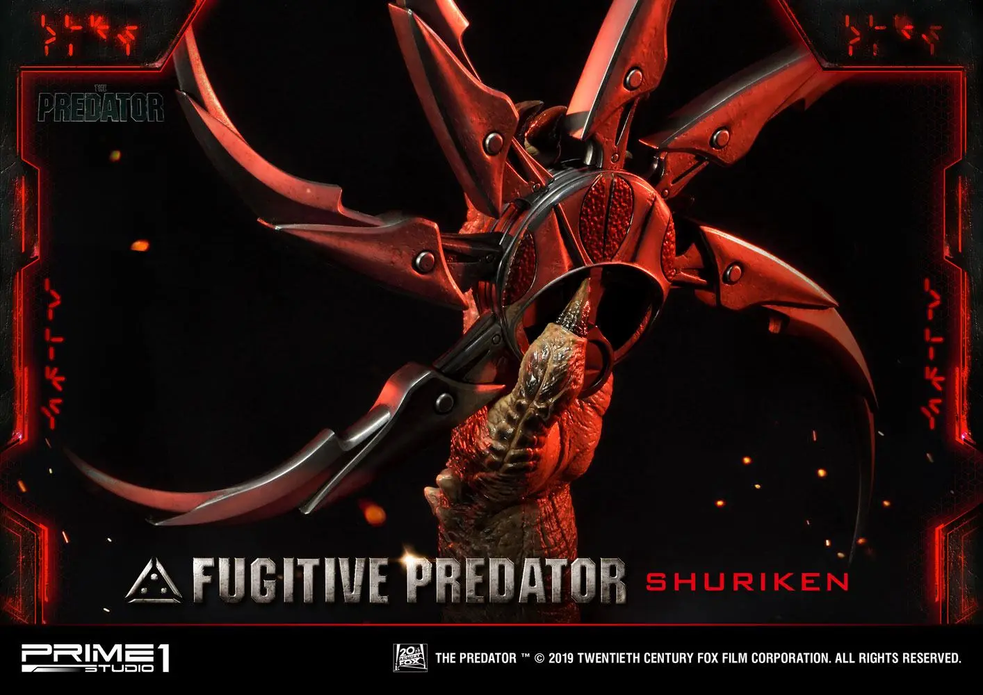 Predator 2018 Büste 1/1 Fugitive Predator Shuriken 65 cm termékfotó