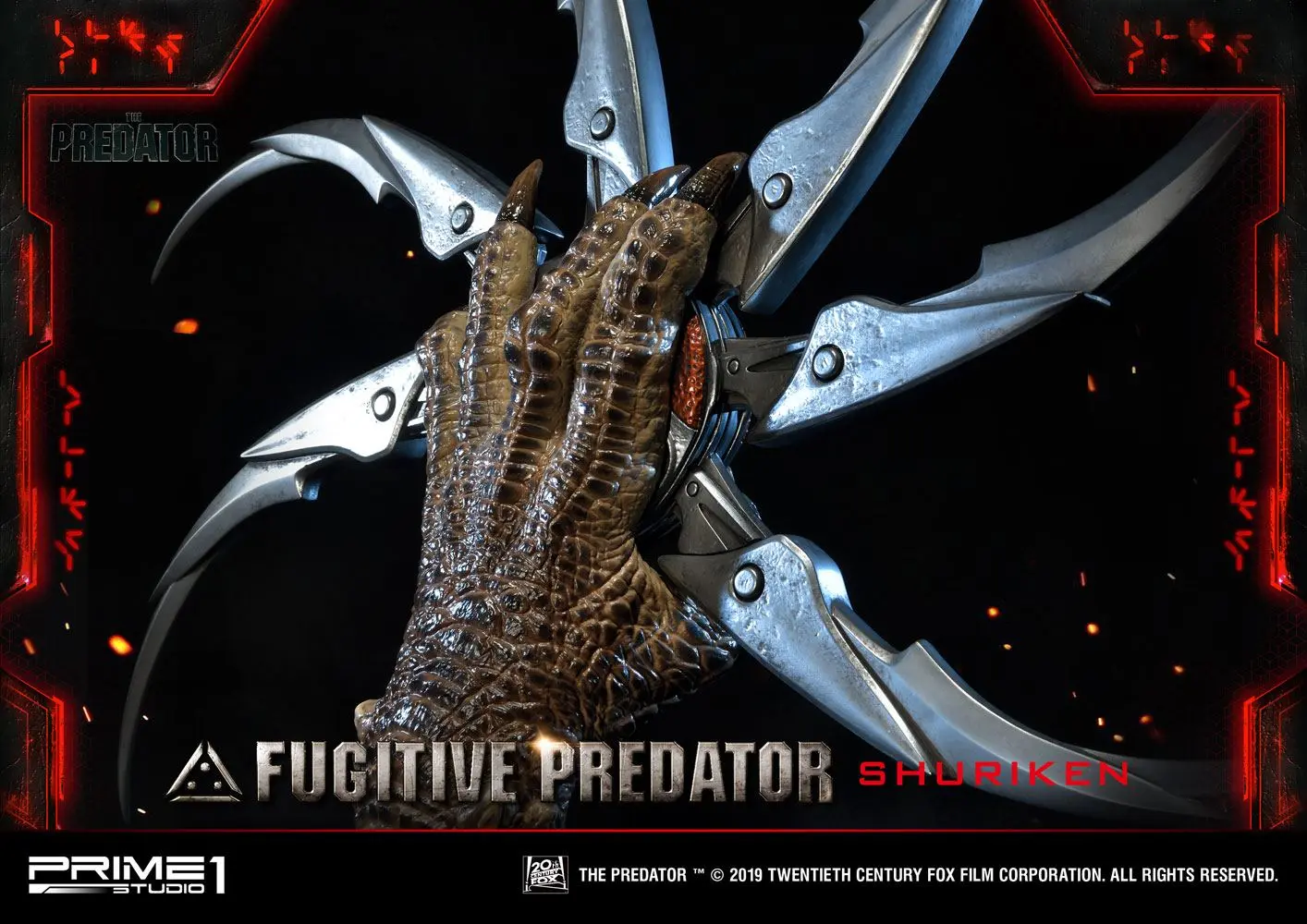 Predator 2018 Büste 1/1 Fugitive Predator Shuriken 65 cm termékfotó