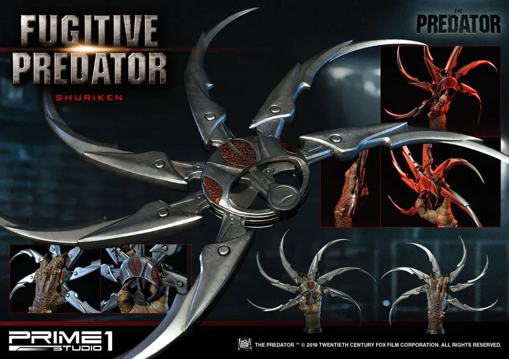 Predator 2018 Büste 1/1 Fugitive Predator Shuriken 65 cm termékfotó