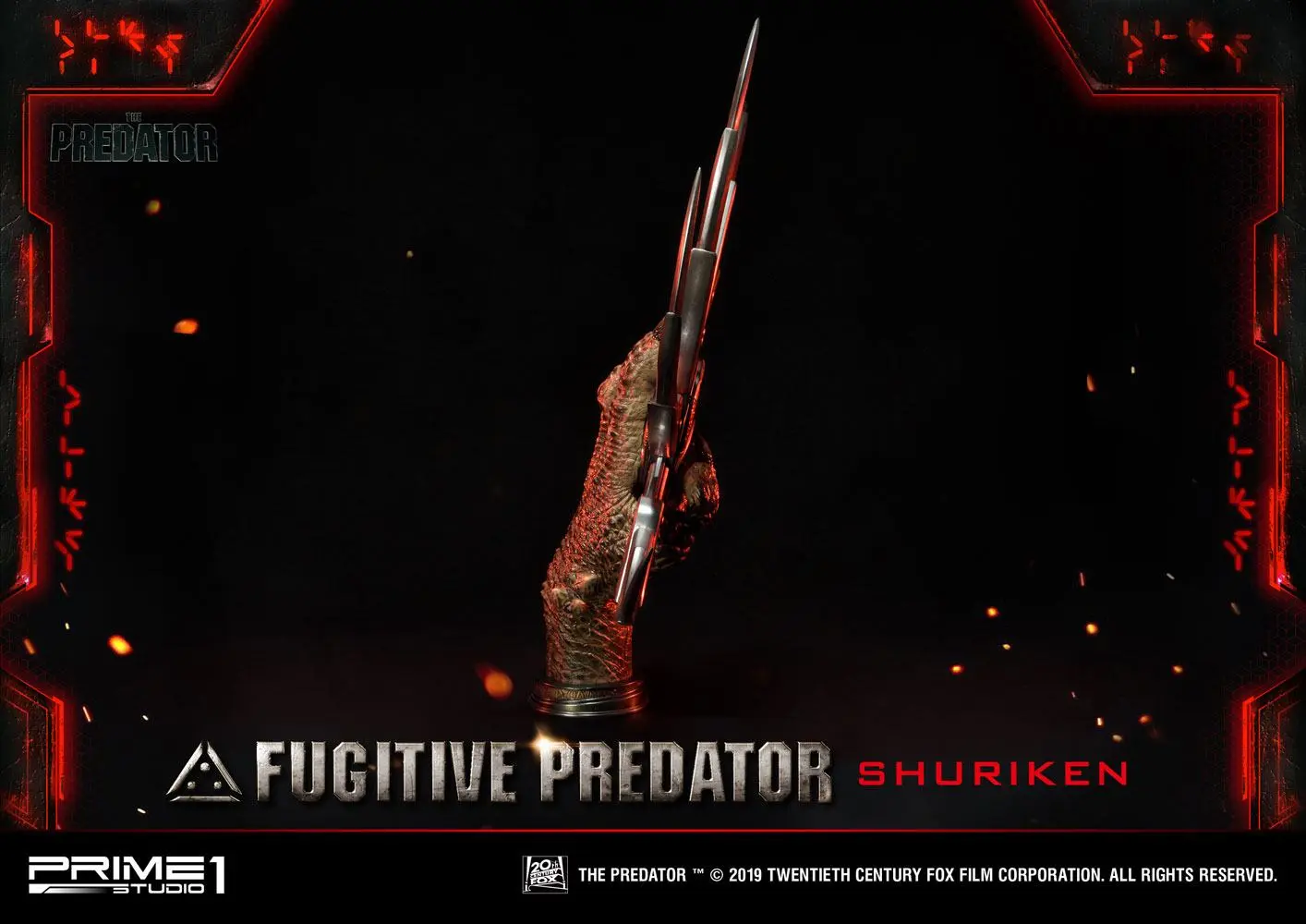 Predator 2018 Büste 1/1 Fugitive Predator Shuriken 65 cm termékfotó