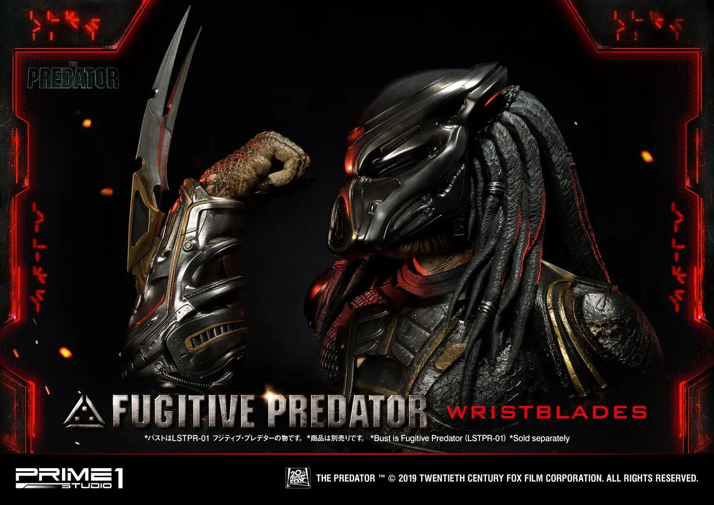 Predator 2018 Büste1/1 Fugitive Predator Wristblades 74 cm Produktfoto
