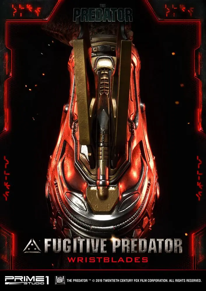 Predator 2018 Büste1/1 Fugitive Predator Wristblades 74 cm Produktfoto