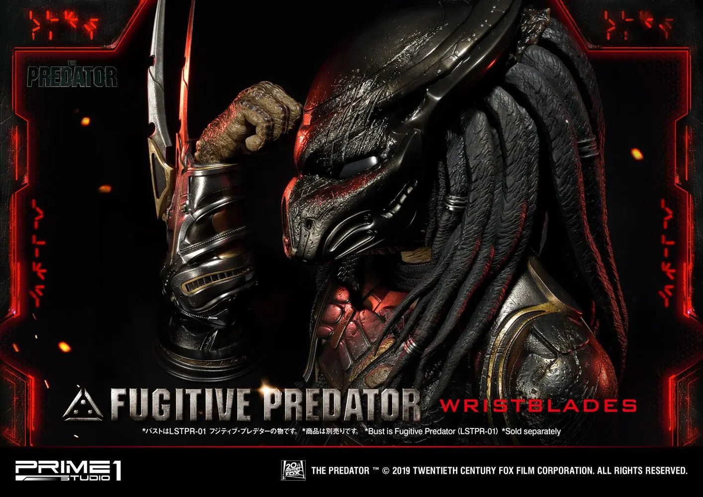 Predator 2018 Büste1/1 Fugitive Predator Wristblades 74 cm Produktfoto