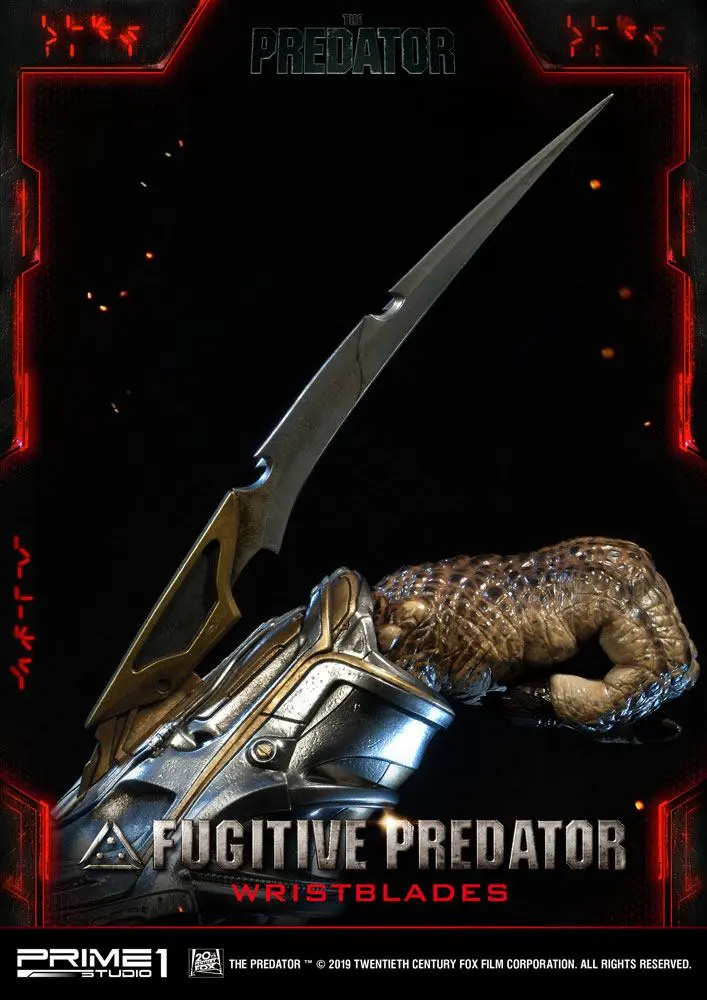 Predator 2018 Büste1/1 Fugitive Predator Wristblades 74 cm Produktfoto