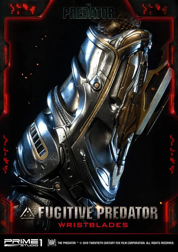 Predator 2018 Büste1/1 Fugitive Predator Wristblades 74 cm Produktfoto