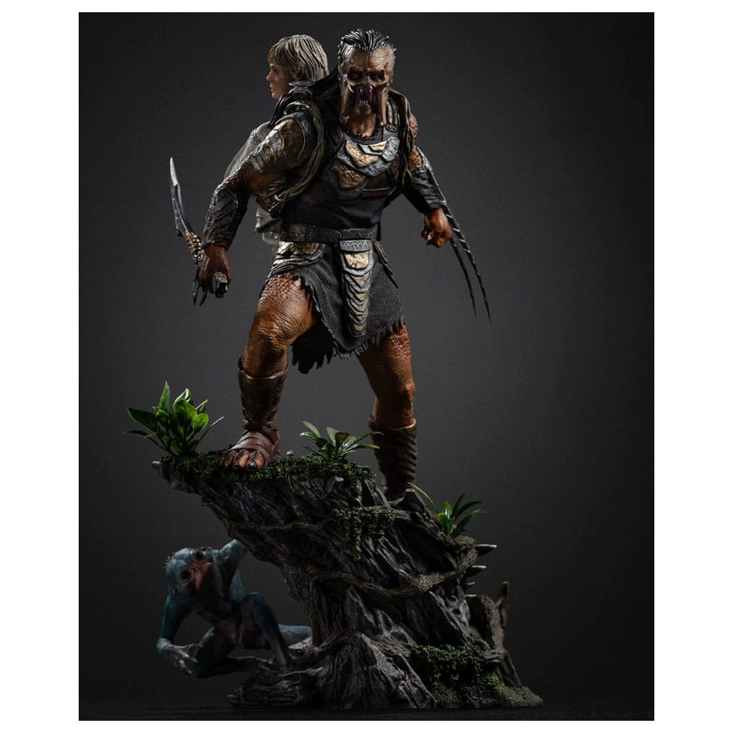 Predator: Badlands Art Scale Statue 1/10 Predator Dek & Thia 27 cm Produktfoto