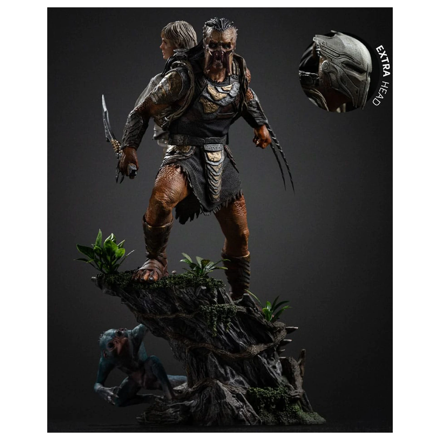 Predator: Badlands Art Scale Statue 1/10 Predator Dek & Thia 27 cm Produktfoto