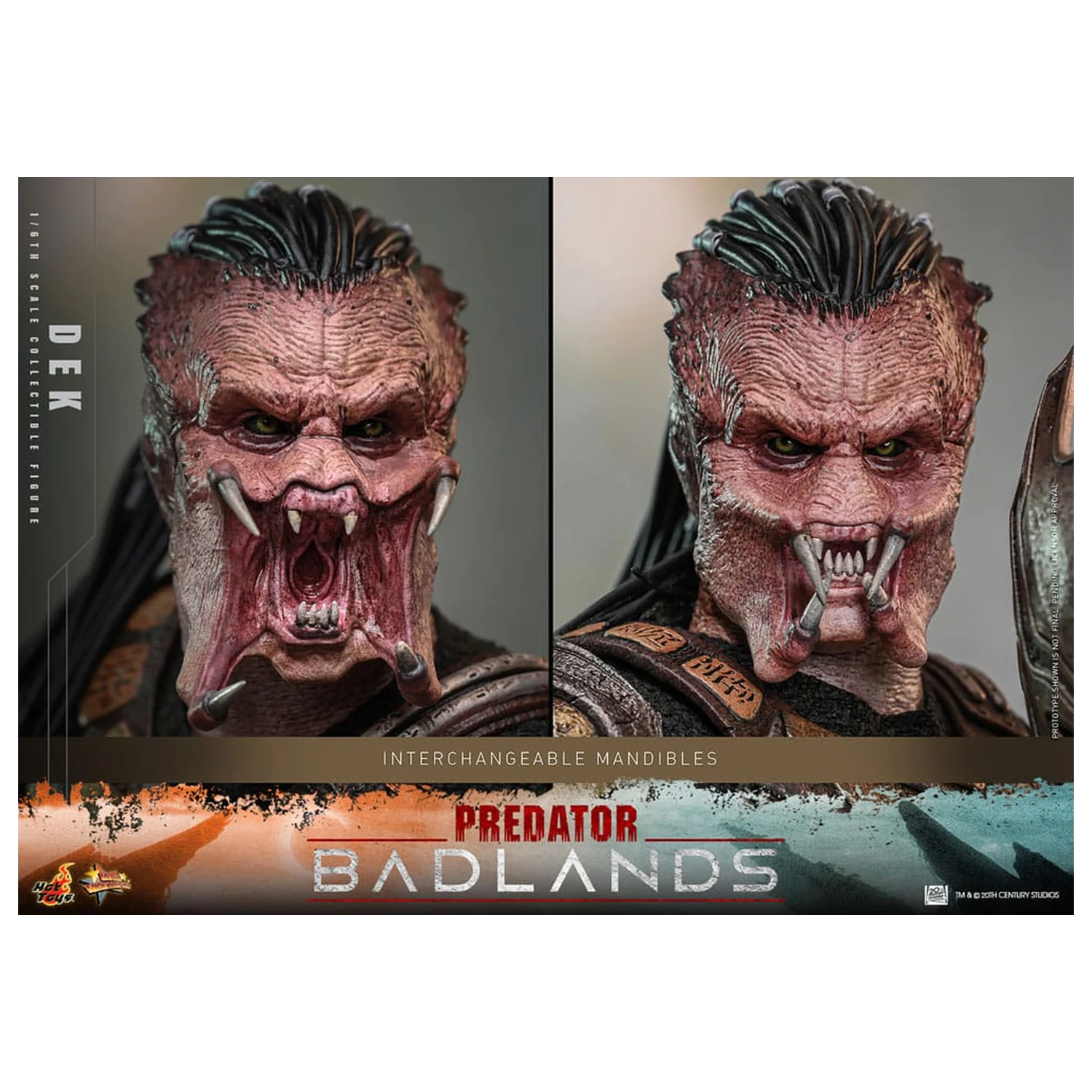 Predator: Badlands Movie Masterpiece Actionfigur 1/6 Dekoration 30 cm Produktfoto