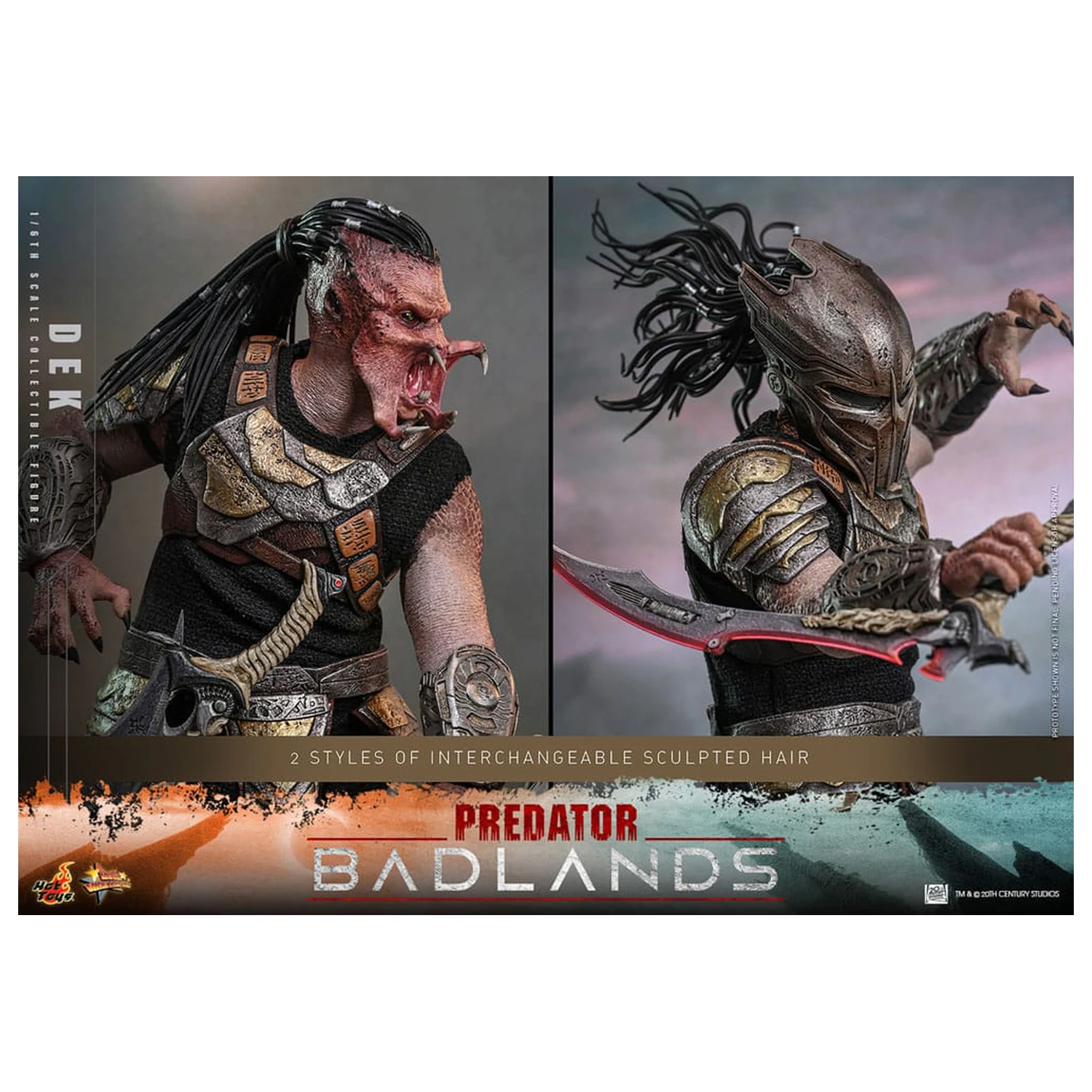 Predator: Badlands Movie Masterpiece Actionfigur 1/6 Dekoration 30 cm Produktfoto