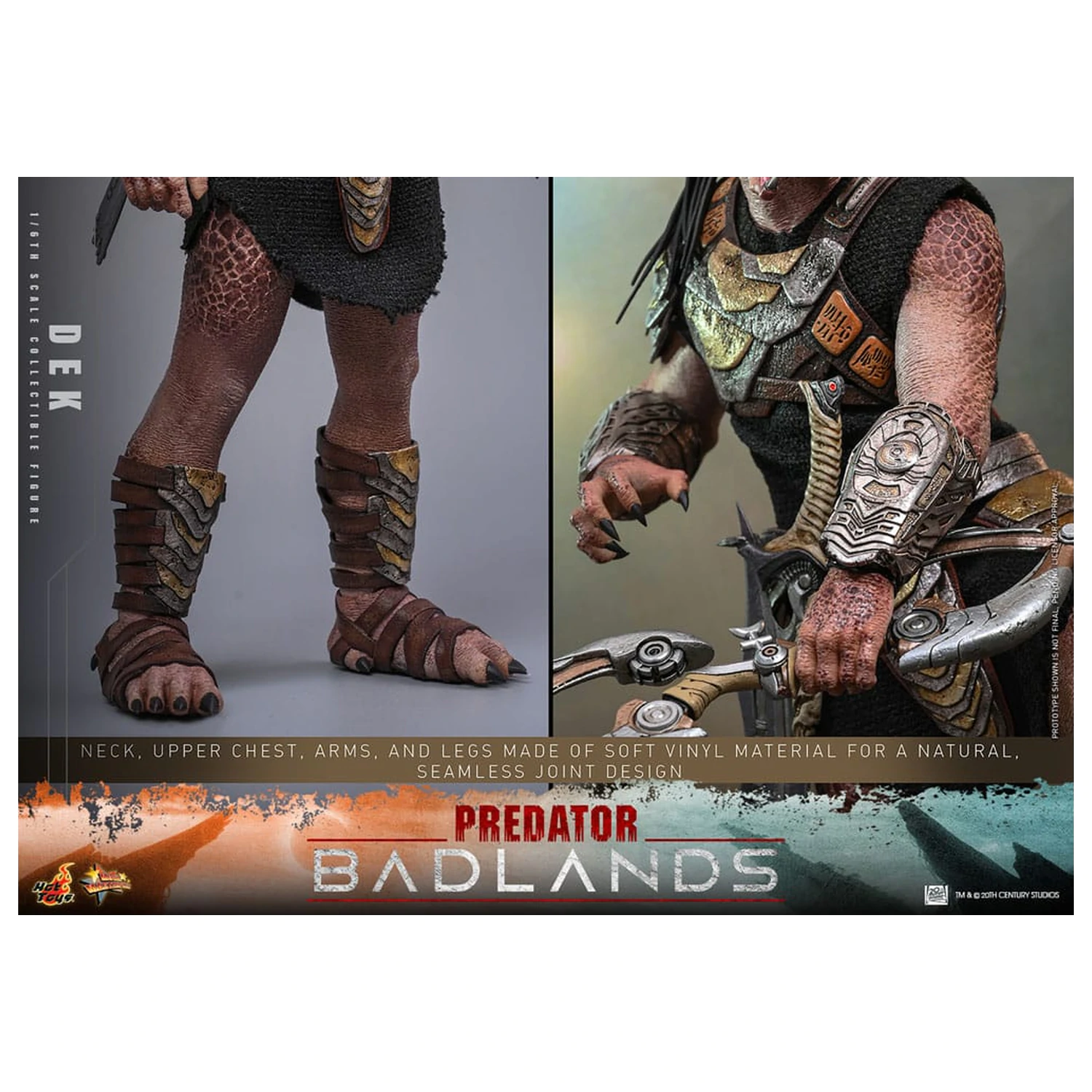 Predator: Badlands Movie Masterpiece Actionfigur 1/6 Dekoration 30 cm Produktfoto