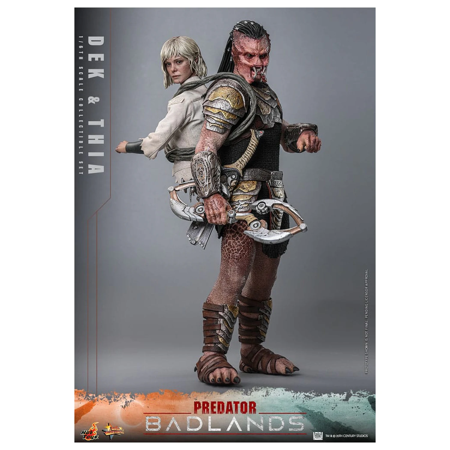 Predator: Badlands Movie Masterpiece Action Figur 1/6 Dek & Thia 30 cm Produktfoto