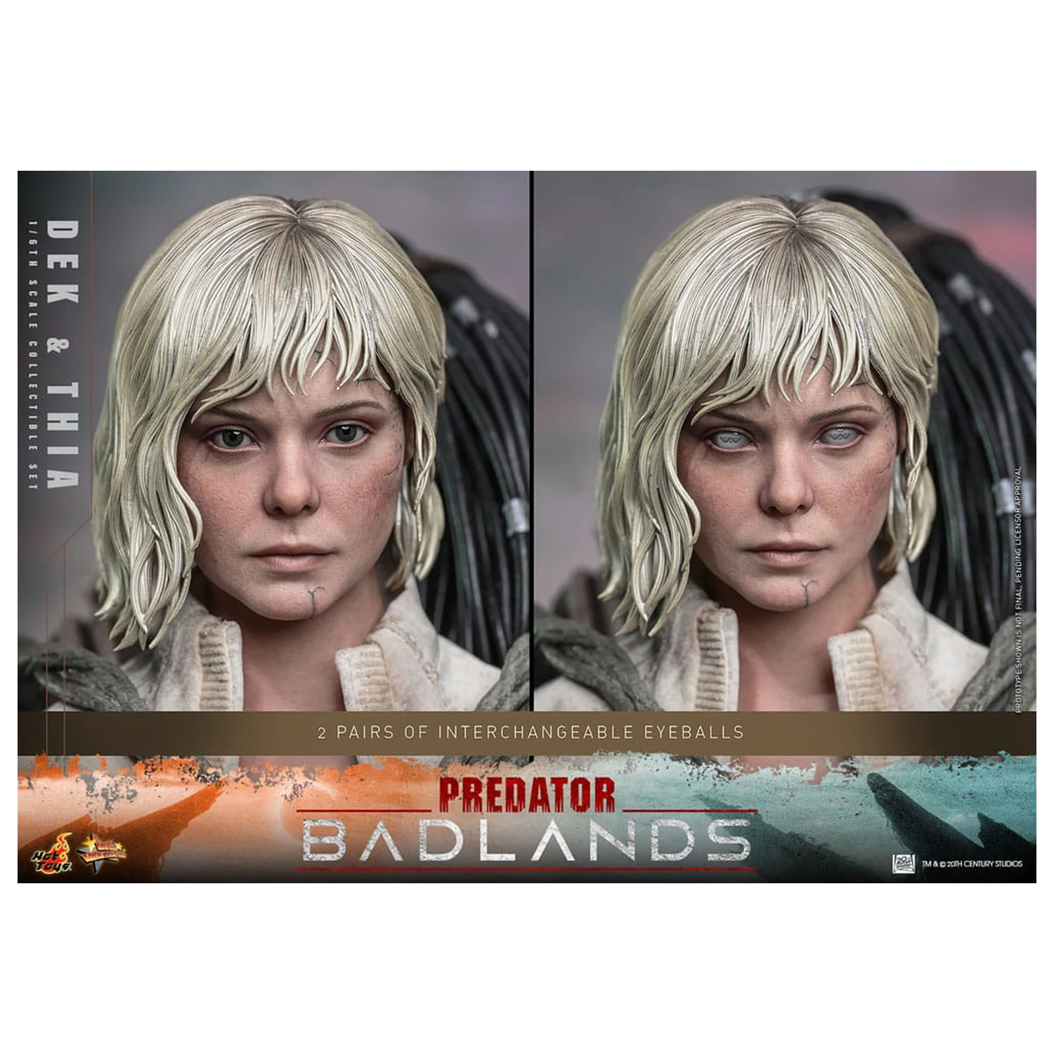 Predator: Badlands Movie Masterpiece Action Figur 1/6 Dek & Thia 30 cm Produktfoto