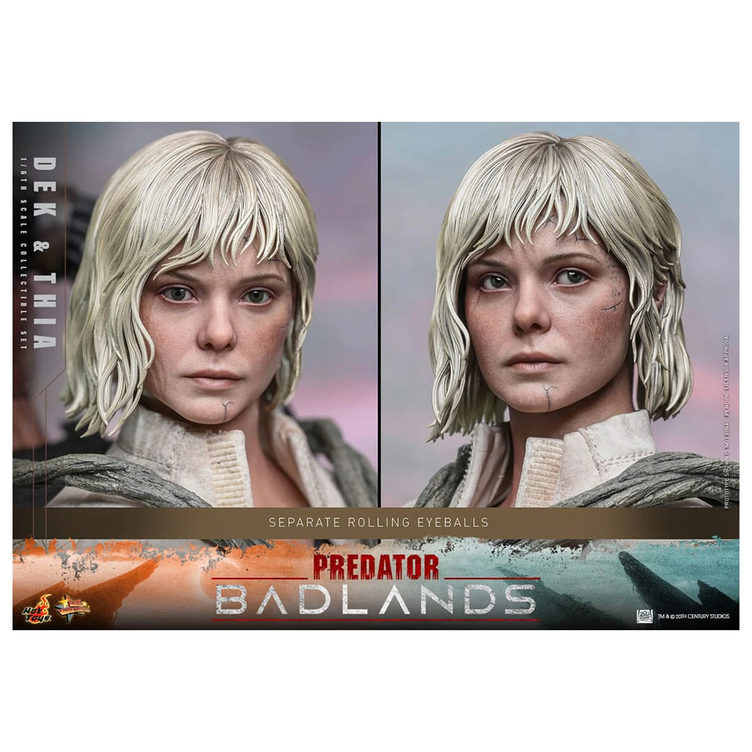 Predator: Badlands Movie Masterpiece Action Figur 1/6 Dek & Thia 30 cm Produktfoto