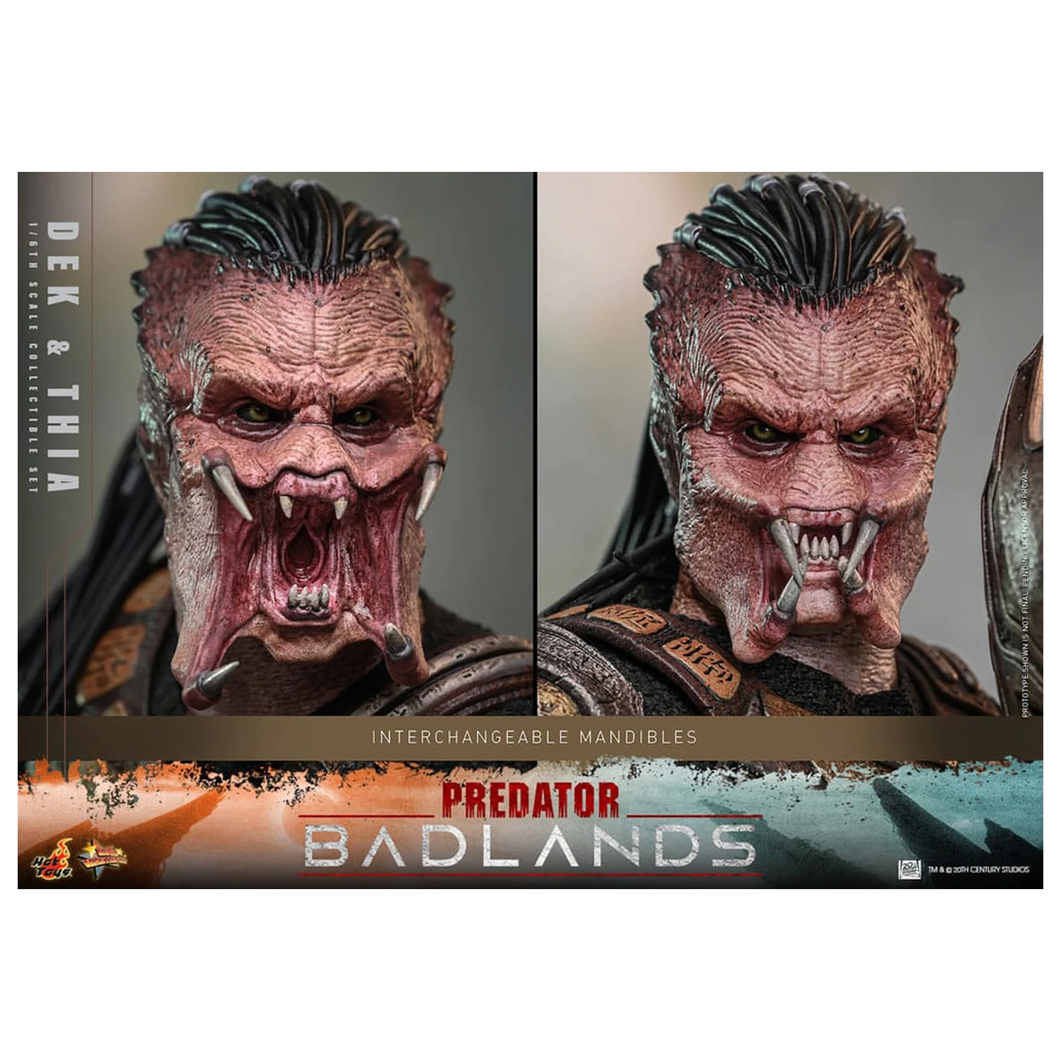 Predator: Badlands Movie Masterpiece Action Figur 1/6 Dek & Thia 30 cm Produktfoto