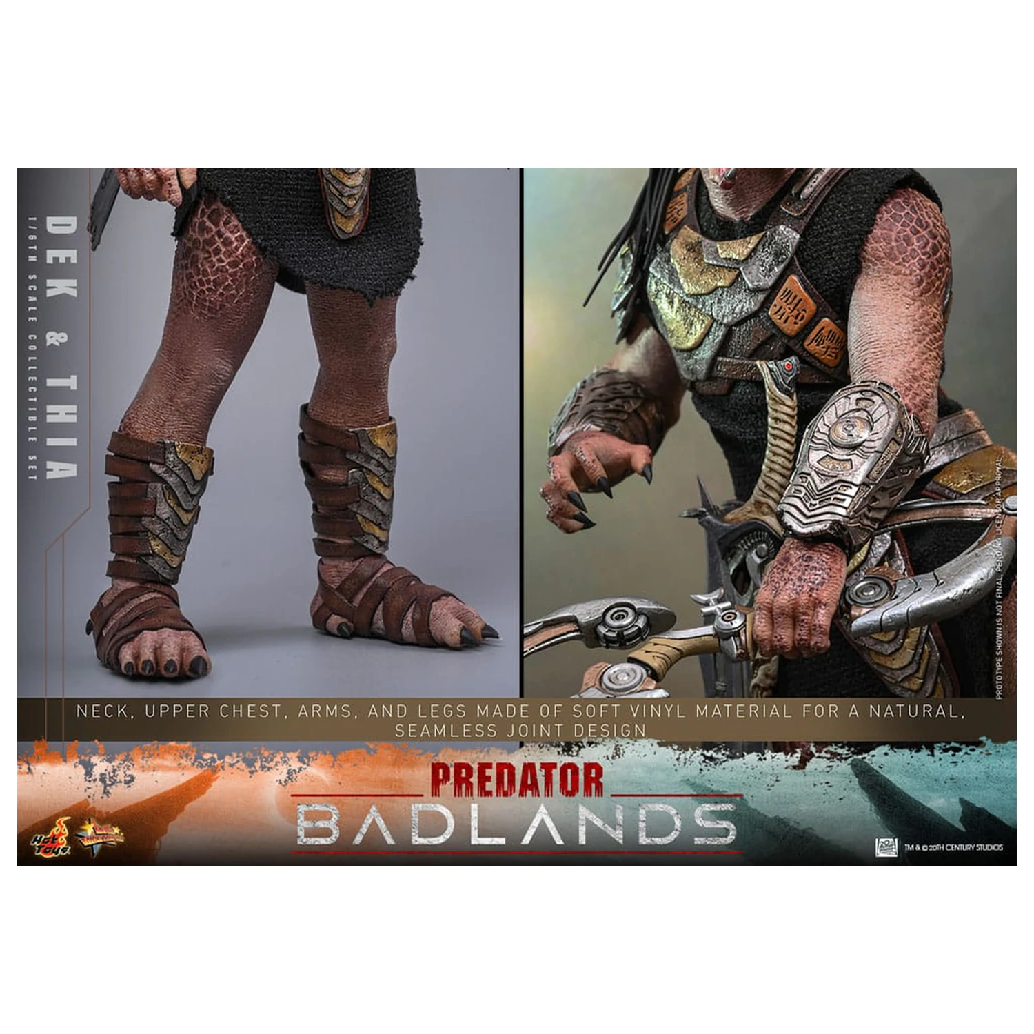 Predator: Badlands Movie Masterpiece Action Figur 1/6 Dek & Thia 30 cm Produktfoto
