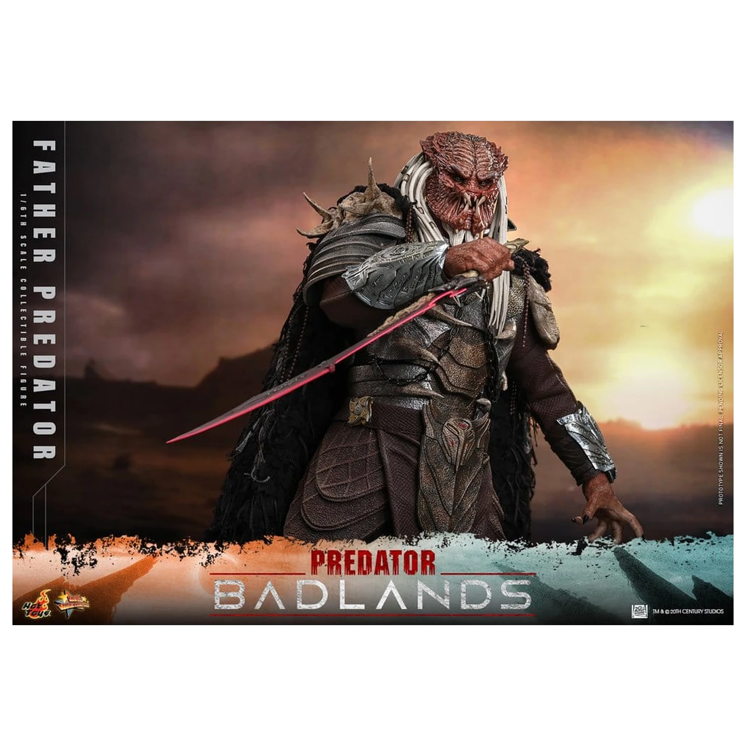 Predator: Badlands Movie Masterpiece Action-Figur 1/6 Njohrr 36 cm Produktfoto