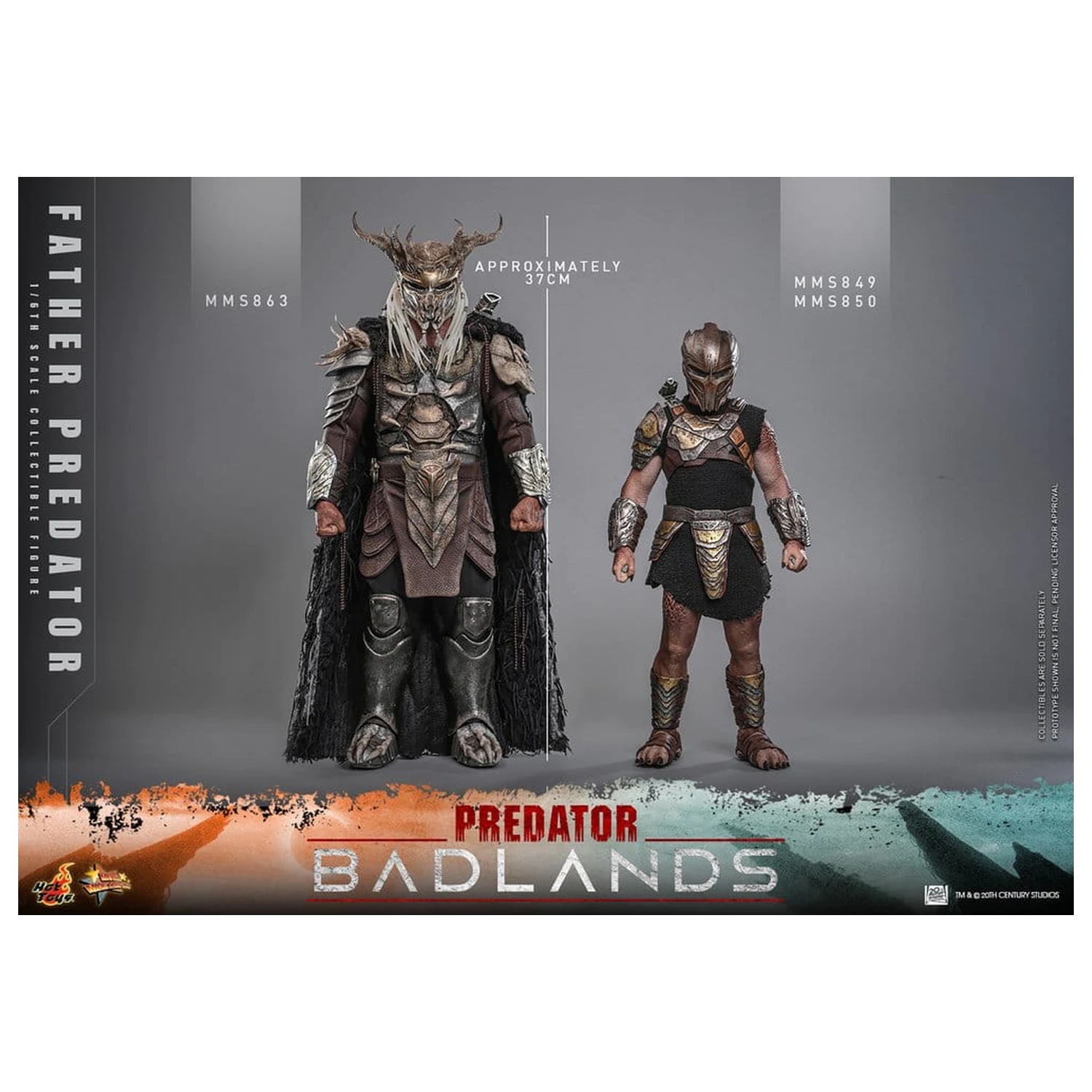 Predator: Badlands Movie Masterpiece Action-Figur 1/6 Njohrr 36 cm Produktfoto