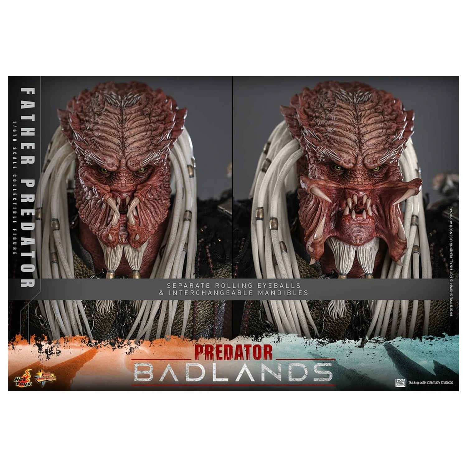 Predator: Badlands Movie Masterpiece Action-Figur 1/6 Njohrr 36 cm Produktfoto