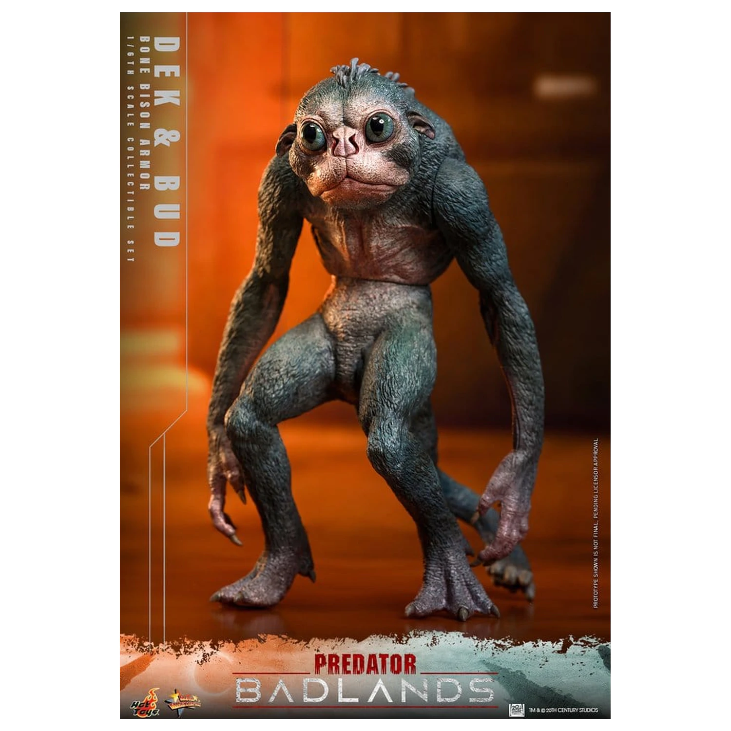 Predator: Badlands Movie Masterpiece Action-Figuren 2er-Pack 1/6 Dek (Bone Bison Armor) und Bud 31 cm Produktfoto