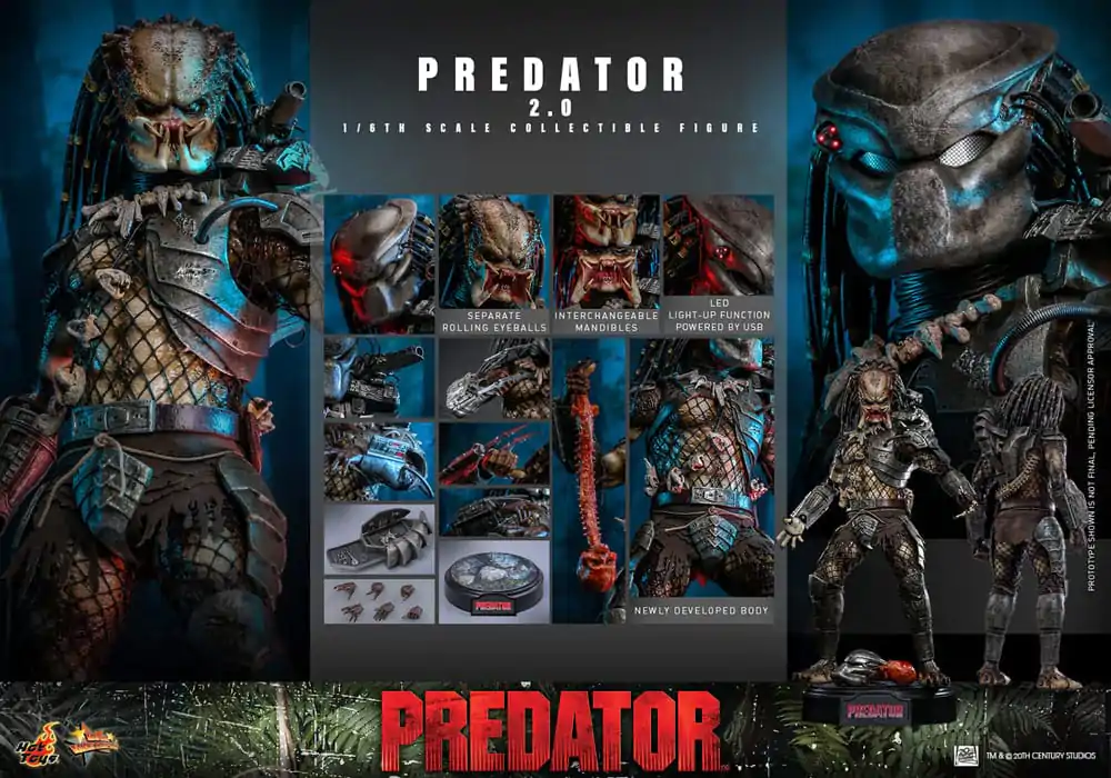 Predator Movie Masterpiece Actionfigur 1/6 Predator (2.0) 34 cm Produktfoto