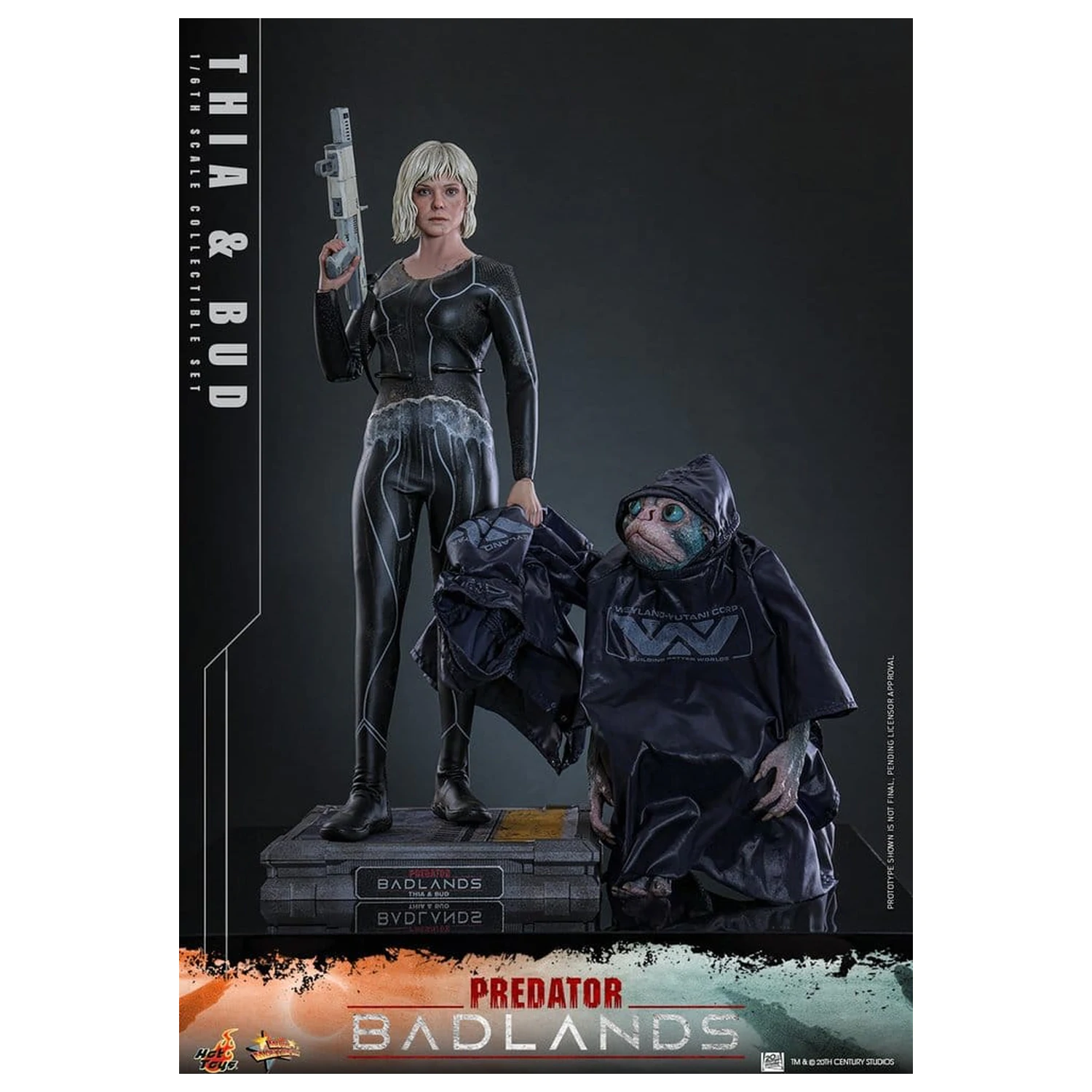 Predator Sixth Scale Figur Set Thia and Bud 29 cm Produktfoto