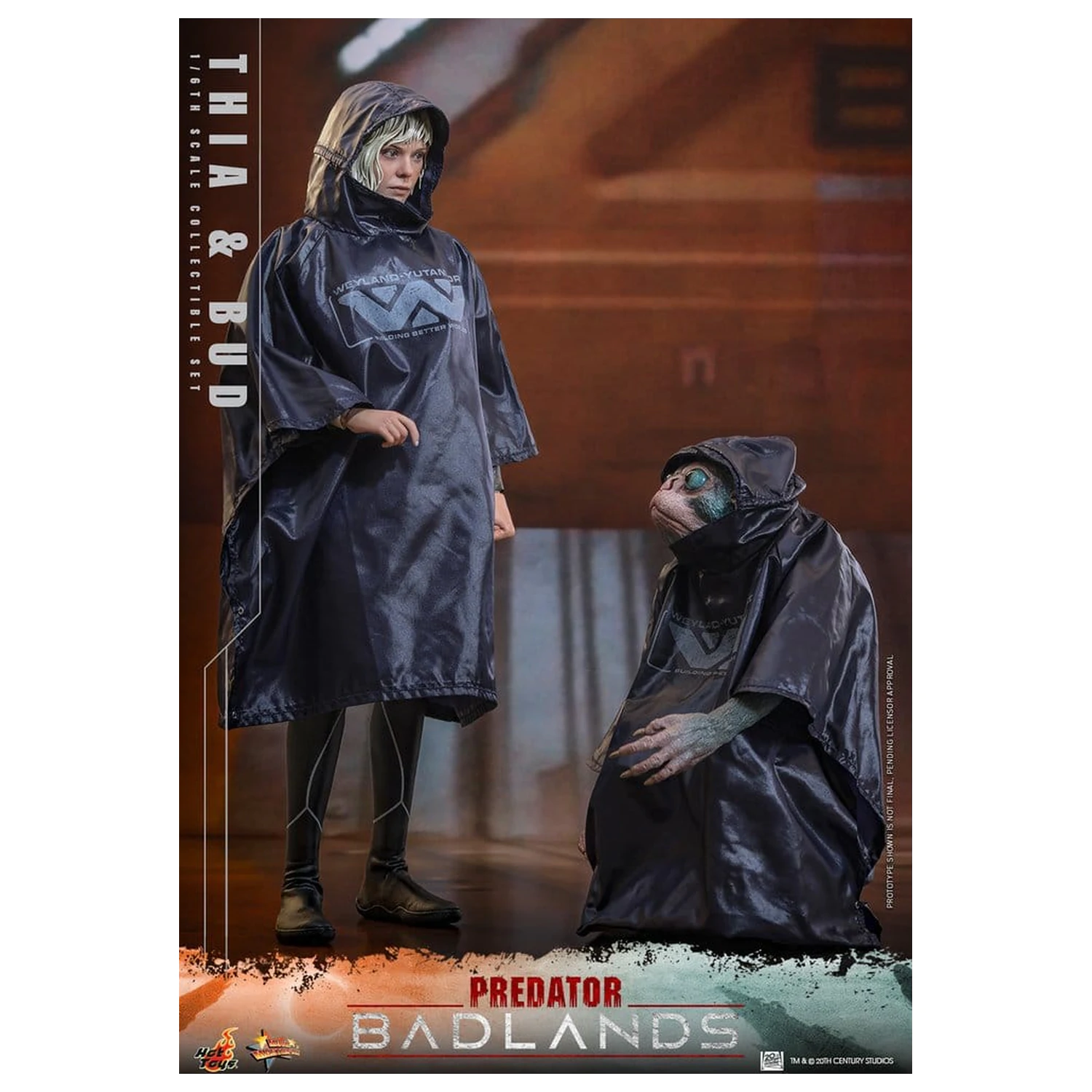 Predator Sixth Scale Figur Set Thia and Bud 29 cm Produktfoto
