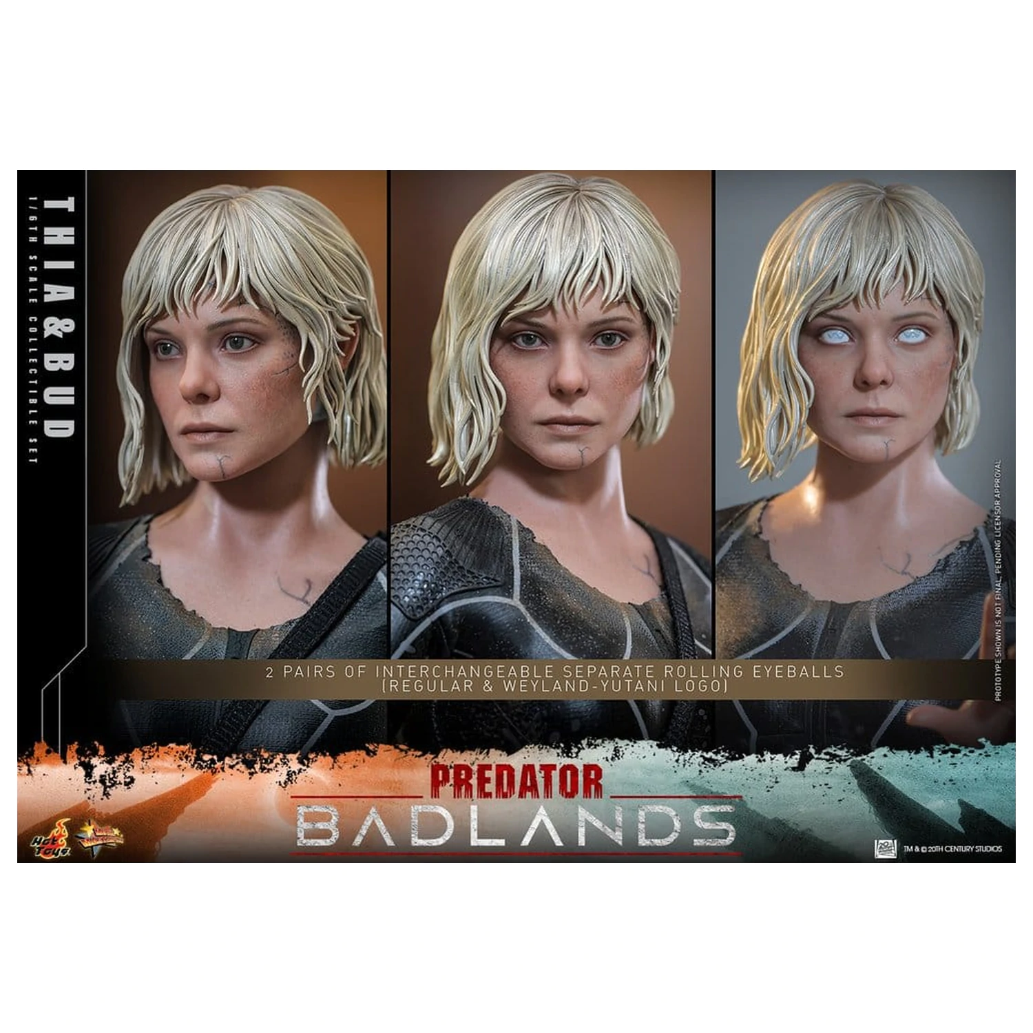 Predator Sixth Scale Figur Set Thia and Bud 29 cm Produktfoto