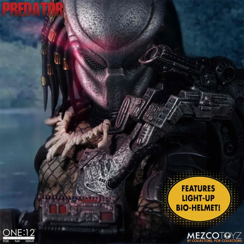 Predator Action Figur 1/12 Predator Deluxe Edition 17 cm Produktfoto