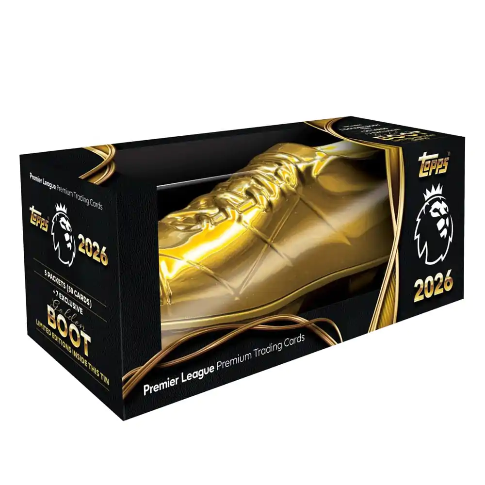 Premier League 2025/26 Trading Cards Golden Boot Blechdose Produktfoto