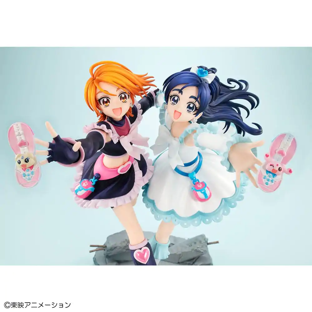 Pretty Cure PVC Statue Cure Black & Cure White 22 cm termékfotó