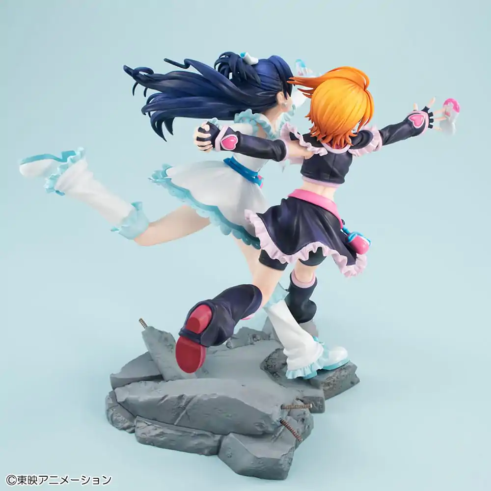 Pretty Cure PVC Statue Cure Black & Cure White 22 cm termékfotó