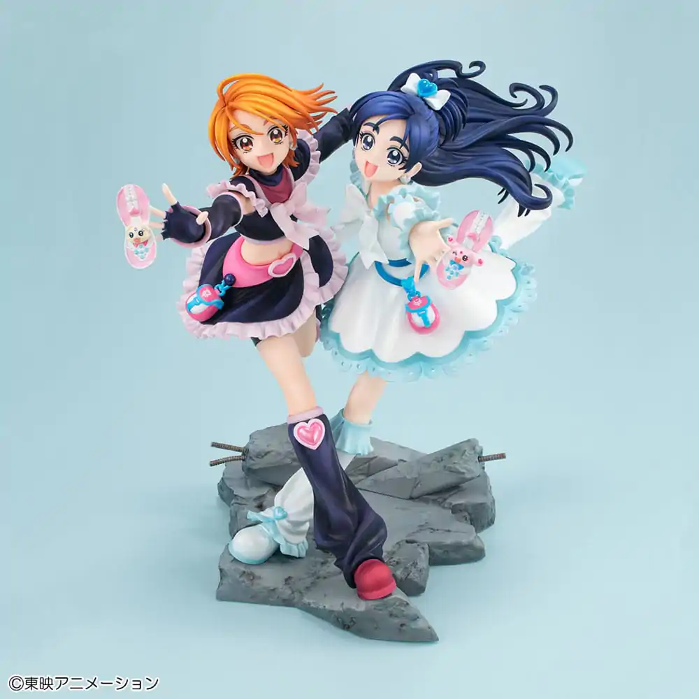 Pretty Cure PVC Statue Cure Black & Cure White 22 cm termékfotó