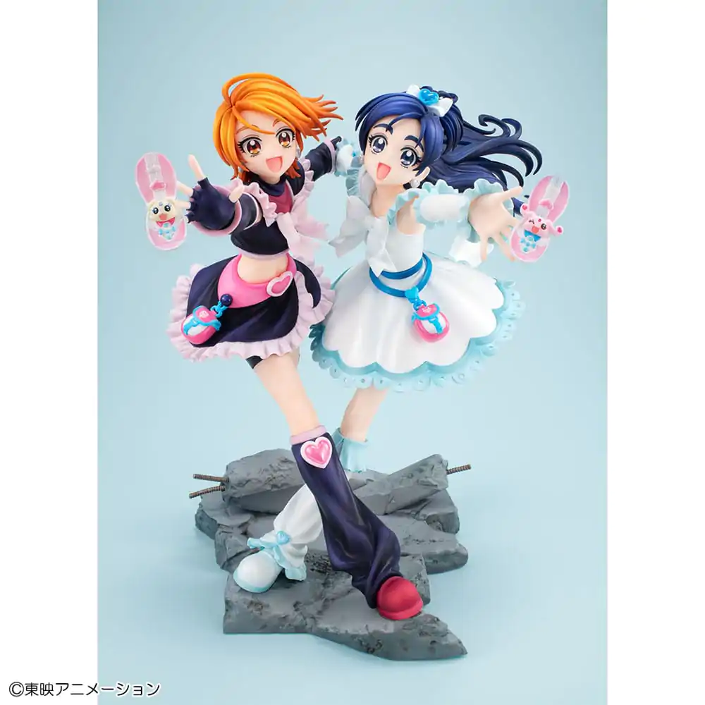 Pretty Cure PVC Statue Cure Black & Cure White 22 cm termékfotó